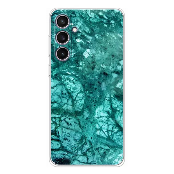 Чехол с рисунком «Зеленый мрамор» для Samsung Galaxy S24 FE Чехол с рисунком «Зеленый мрамор» для Samsung Galaxy S24 FE