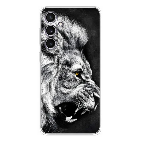 Чехол с рисунком «Злой ЛЕВ» для Samsung Galaxy S24 FE Чехол с рисунком «Злой ЛЕВ» для Samsung Galaxy S24 FE