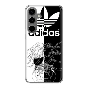 Чехол в стиле "Адидас" для Самсунг С24 Плюс (Adidas шнурки)