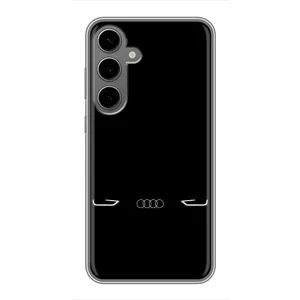 Силіконовий бампер з картинкою машини на Samsung Galaxy S24 Plus (Сілует Audi)