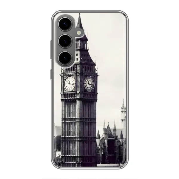 Чехол с рисунком «Биг-Бен» для Samsung Galaxy S24 Plus Чехол с рисунком «Биг-Бен» для Samsung Galaxy S24 Plus