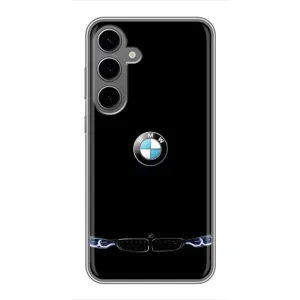Силіконовий бампер з картинкою машини на Samsung Galaxy S24 Plus (Чорний BMW)