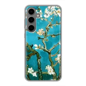 Чехол с принтом САКУРЫ на Samsung Galaxy S24 Plus (Цветение Сакуры)