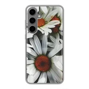 Чохол з ромашками на Samsung Galaxy S24 Plus (Квіти Ромашки)