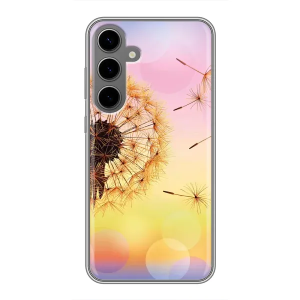 Чехол с рисунком «Цветок-одуванчик» для Samsung Galaxy S24 Plus Чехол с рисунком «Цветок-одуванчик» для Samsung Galaxy S24 Plus