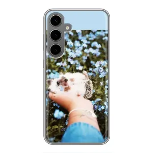 Чохли з зображенням різних тварин на Samsung Galaxy S24 Plus (Їжачок в руці)