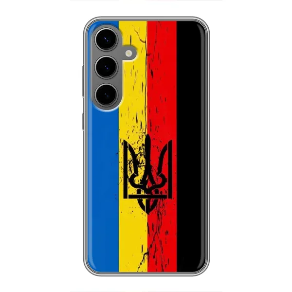 Чехол с рисунком «Флаг УПА» для Samsung Galaxy S24 Plus Чехол с рисунком «Флаг УПА» для Samsung Galaxy S24 Plus