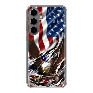 Чохол Прапор USA для Samsung Galaxy S24 Plus (Прапор USA)