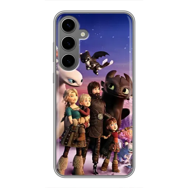 Чехол с рисунком «Герои дракона» для Samsung Galaxy S24 Plus Чехол с рисунком «Герои дракона» для Samsung Galaxy S24 Plus