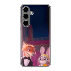 Силиконовый чехол с принтом Зоотрополіс для Samsung Galaxy S24 Plus (Главные герои)