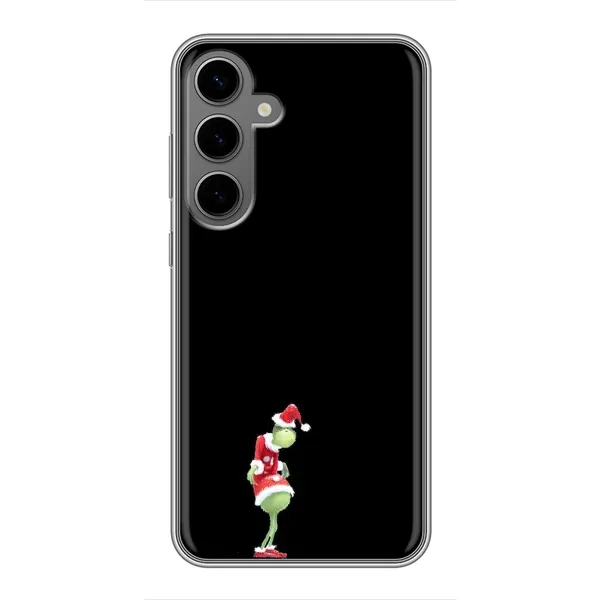 Чехол с рисунком «Гринч на чорном» для Samsung Galaxy S24 Plus Чехол с рисунком «Гринч на чорном» для Samsung Galaxy S24 Plus