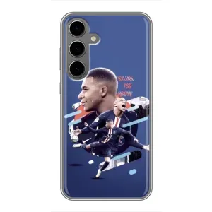 Чохол (TPU) з Футболістом на Samsung Galaxy S24 Plus (Киліан)