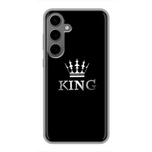 Чехол (Корона на чёрном фоне) для Самсунг С24 Плюс (KING)