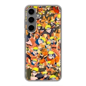 Чохли з принтом НАРУТО на Samsung Galaxy S24 Plus (Коллаж Наруто)