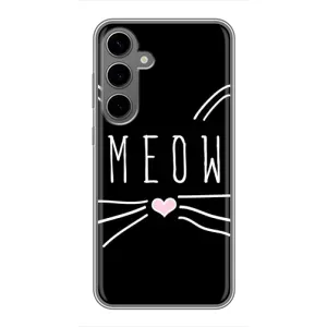 Бампер с изображением Котиков для Самсунг С24 Плюс (КОТИК MEOW)