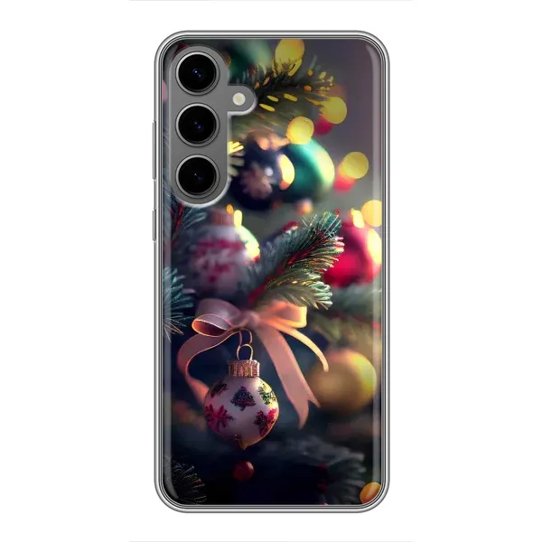 Чехол с рисунком «Красивая елочка» для Samsung Galaxy S24 Plus
