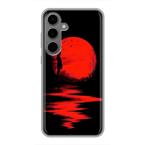 Чехол с рисунком «Красный Закат» для Samsung Galaxy S24 Plus Чехол с рисунком «Красный Закат» для Samsung Galaxy S24 Plus