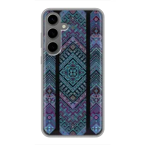 Силиконовый Чехол на Samsung Galaxy S24 Plus (Крутой орнамент)