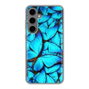 Силіконовий бампер з картинкою звірів для Samsung Galaxy S24 Plus (Крила метеликів)