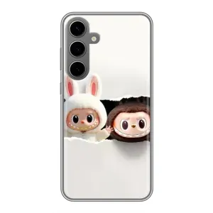 Чохол з принтом Лабубу для Samsung Galaxy S24 Plus (Фігурки Labubu)