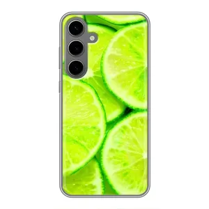 Чохол з зображенням смачної їжі для Samsung Galaxy S24 Plus (Лайм)