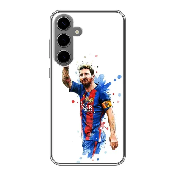 Чехол с рисунком «Leo Messi» для Samsung Galaxy S24 Plus Чехол с рисунком «Leo Messi» для Samsung Galaxy S24 Plus