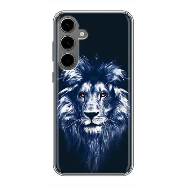 Чехол с рисунком «Лев - синий» для Samsung Galaxy S24 Plus Чехол с рисунком «Лев - синий» для Samsung Galaxy S24 Plus