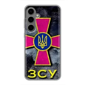 ЗСУ Чехлы (TPU) для Samsung Galaxy S24 Plus (Лого ЗСУ)