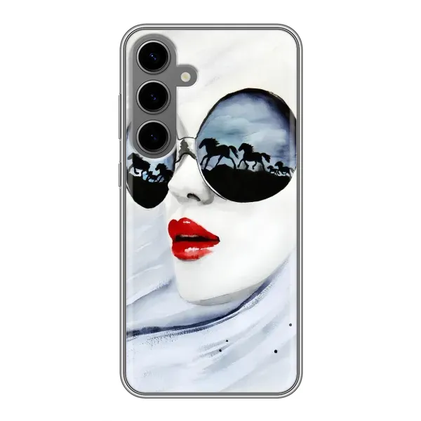 Чохол з малюнком «Любителька коней» для Samsung Galaxy S24 Plus Чохол з малюнком «Любителька коней» для Samsung Galaxy S24 Plus