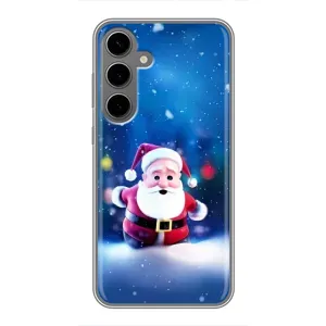 Чехлы на Новый Год Samsung Galaxy S24 Plus (Маленький Дед Мороз)