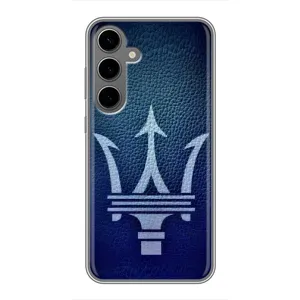 Чохли з тематикою "Круті машини" на Samsung Galaxy S24 Plus (Лого Maserati)