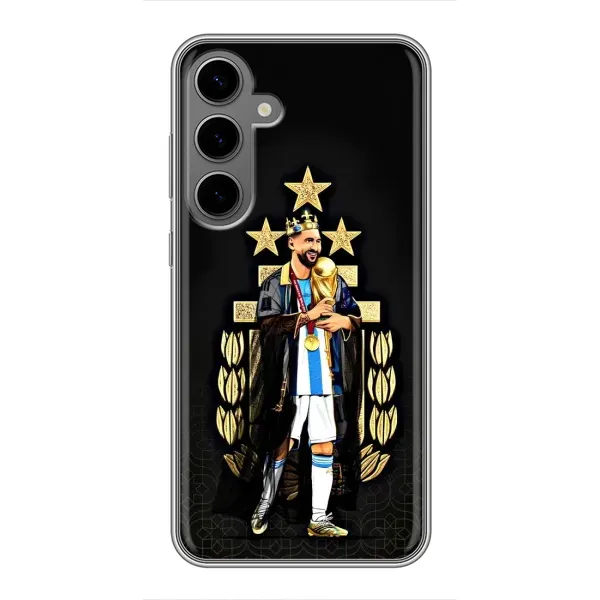 Чехол с рисунком «Месси король» для Samsung Galaxy S24 Plus Чехол с рисунком «Месси король» для Samsung Galaxy S24 Plus