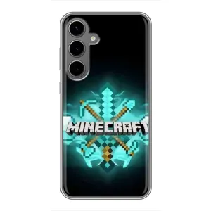 Чохол майнкрафт для Samsung Galaxy S24 Plus (MineCraft 2)