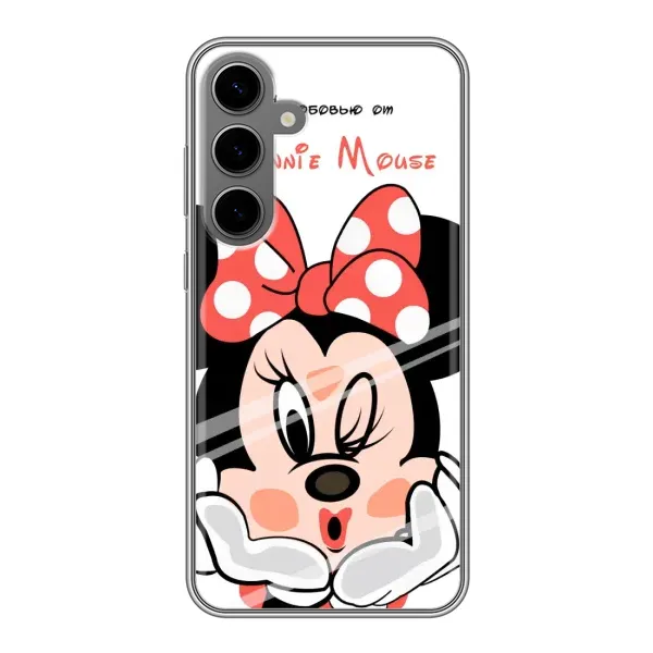 Чехол с рисунком «Minni Mouse» для Samsung Galaxy S24 Plus Чехол с рисунком «Minni Mouse» для Samsung Galaxy S24 Plus