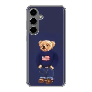 Чехлы Мишка Тедди для Самсунг С24 Плюс (Мишка USA)