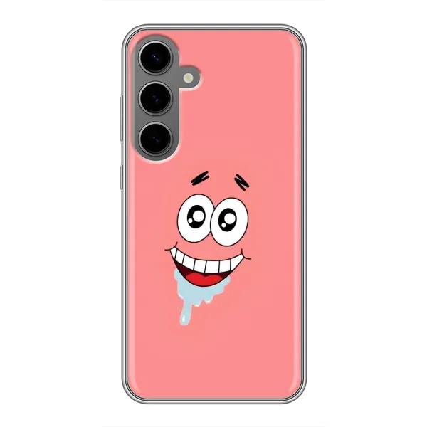 Чехол с рисунком «Мордочка Патрика» для Samsung Galaxy S24 Plus Чехол с рисунком «Мордочка Патрика» для Samsung Galaxy S24 Plus