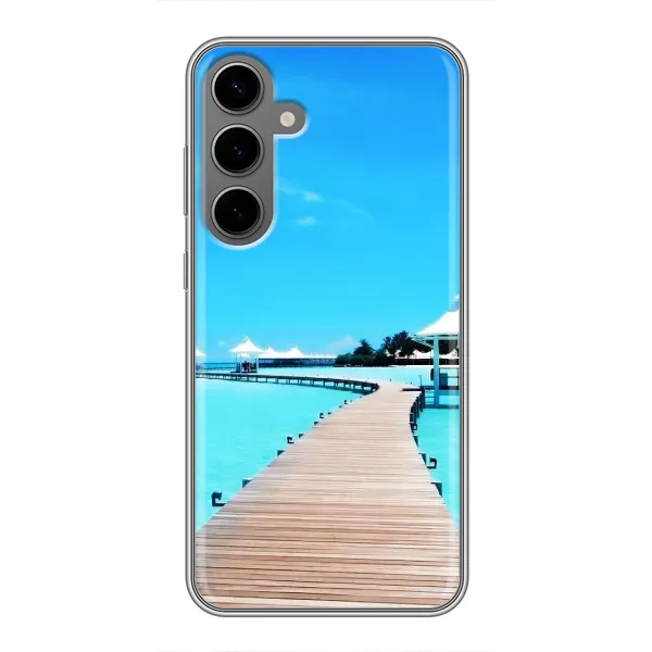 Чехол с рисунком «Набережная» для Samsung Galaxy S24 Plus Чехол с рисунком «Набережная» для Samsung Galaxy S24 Plus