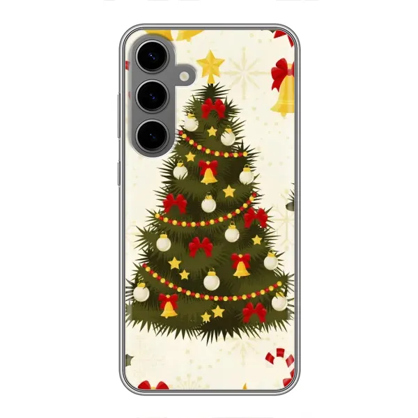 Чехол с рисунком «Новогодний принт» для Samsung Galaxy S24 Plus Чехол с рисунком «Новогодний принт» для Samsung Galaxy S24 Plus