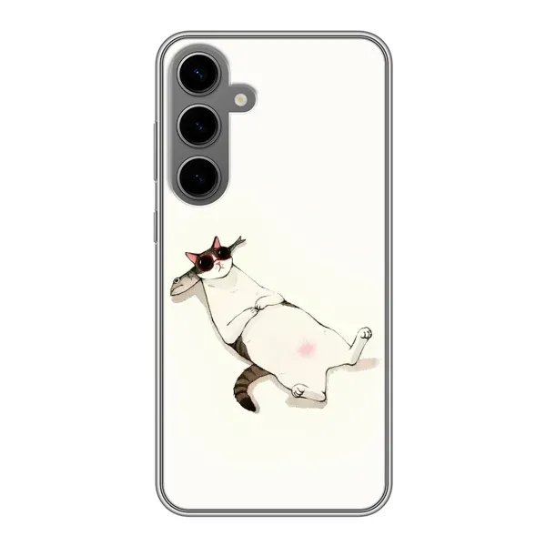 Чехол с рисунком «Отдых» для Samsung Galaxy S24 Plus Чехол с рисунком «Отдых» для Samsung Galaxy S24 Plus