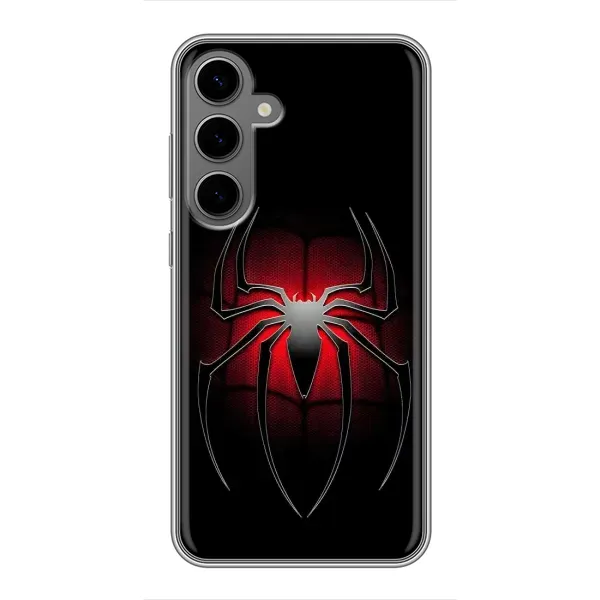 Чехол с рисунком «Паук» для Samsung Galaxy S24 Plus Чехол с рисунком «Паук» для Samsung Galaxy S24 Plus