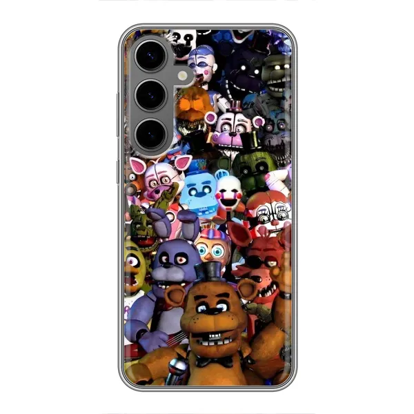 Чехол с рисунком «Персонажи Фредди» для Samsung Galaxy S24 Plus