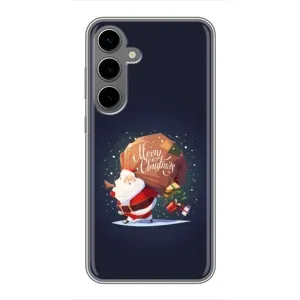 Чехол Санта Клаус для Samsung Galaxy S24 Plus (Подарки от Санты)