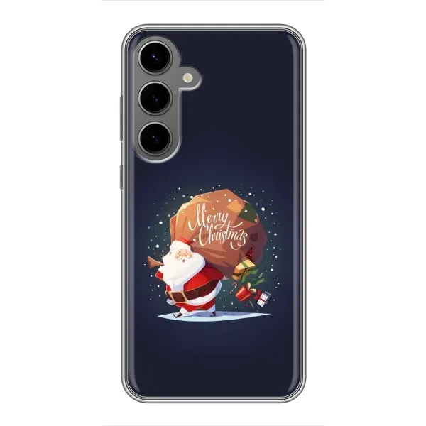 Чехол с рисунком «Подарки от Санты» для Samsung Galaxy S24 Plus Чехол с рисунком «Подарки от Санты» для Samsung Galaxy S24 Plus