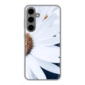 Чохол з ромашками на Samsung Galaxy S24 Plus (Пів ромашки)