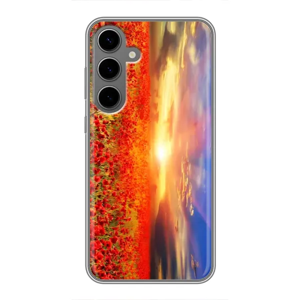 Чохол з малюнком «Поле тюльпанів» для Samsung Galaxy S24 Plus Чохол з малюнком «Поле тюльпанів» для Samsung Galaxy S24 Plus