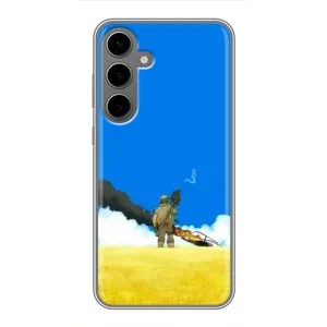 Чехлы на военную тематику для Samsung Galaxy S24 Plus (Попадание)
