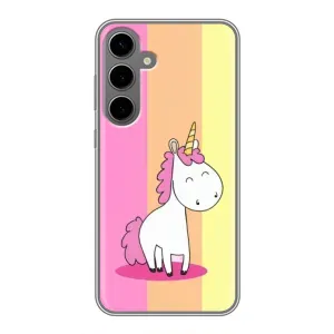 Чохол Unicorn на Samsung Galaxy S24 Plus (Яскравий Єдинорог)