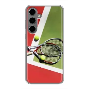 Чохли з прінтом Спортивна тематика для Samsung Galaxy S24 Plus (Ракетки теніс)