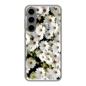 Чохол з ромашками на Samsung Galaxy S24 Plus (Рамка в ромашках)