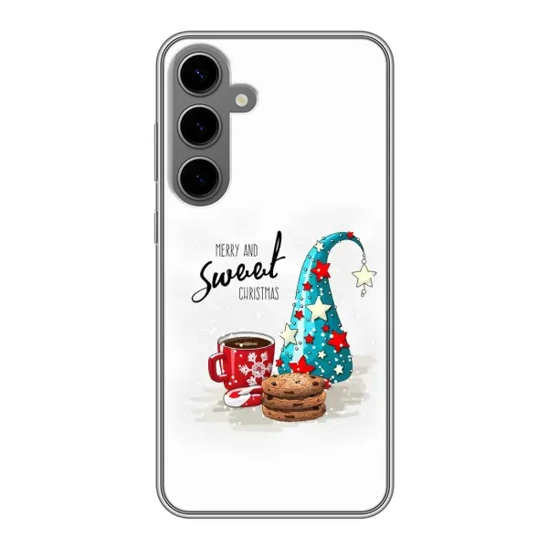 Чехол с рисунком «Рождество» для Samsung Galaxy S24 Plus Чехол с рисунком «Рождество» для Samsung Galaxy S24 Plus
